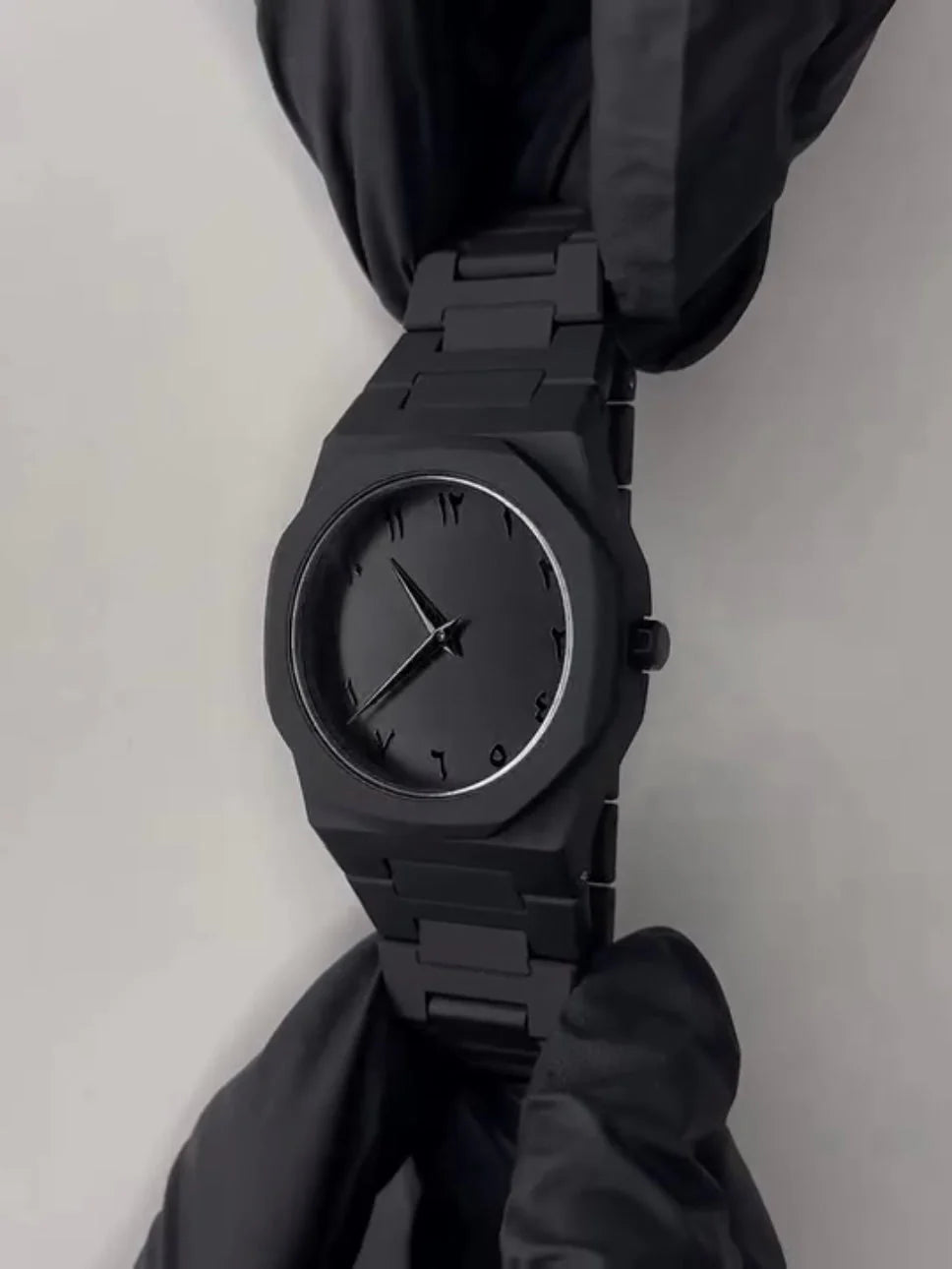 Arabic Aura Black Dial Watch
